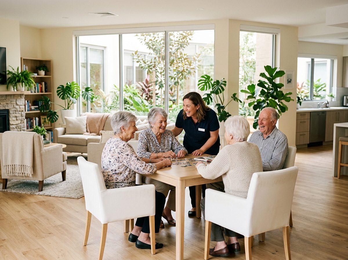 Comfortable assisted living common area at Lovingly Yours Assisted Living Homes