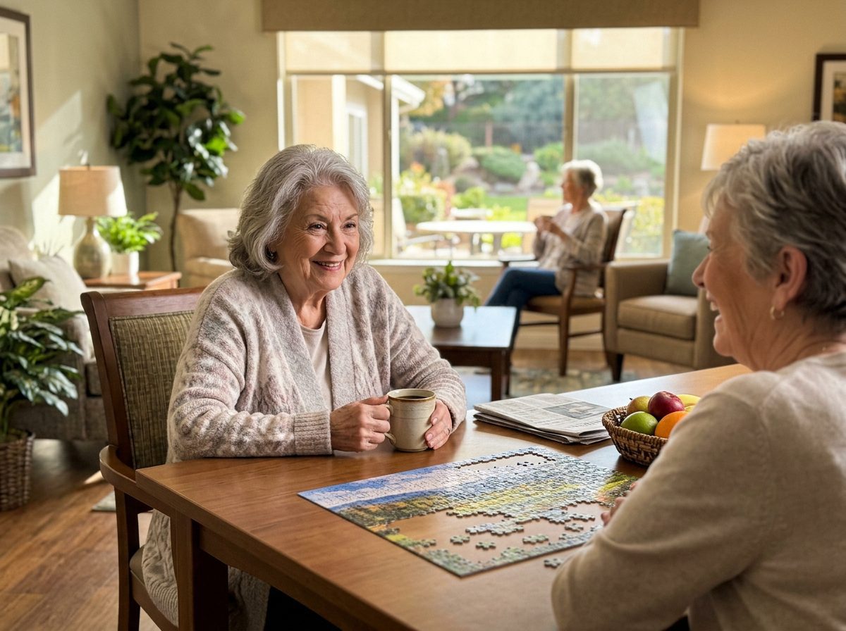 Independent living common area at Lovingly Yours Assisted Living Homes